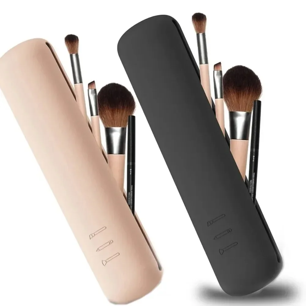Beauty Bag Makeup - Travel Makeup Brush Holder Silicone Cosmetic