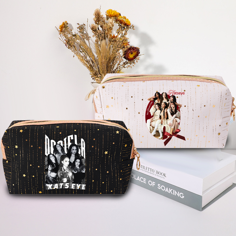 Beauty Bag Makeup - Fashion K POP K-KATSEYE Makeup Bag