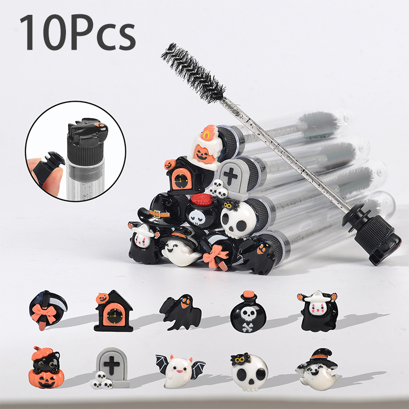 10Pcs Halloween Mascara Wands  - Beauty Makeup Youtube ulasan dan harga