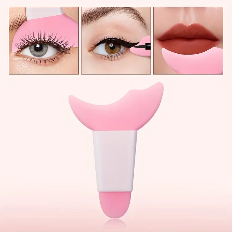 3Pcs Silicone Eye Makeup Stenc - Beauty Makeup Drawing ulasan dan harga
