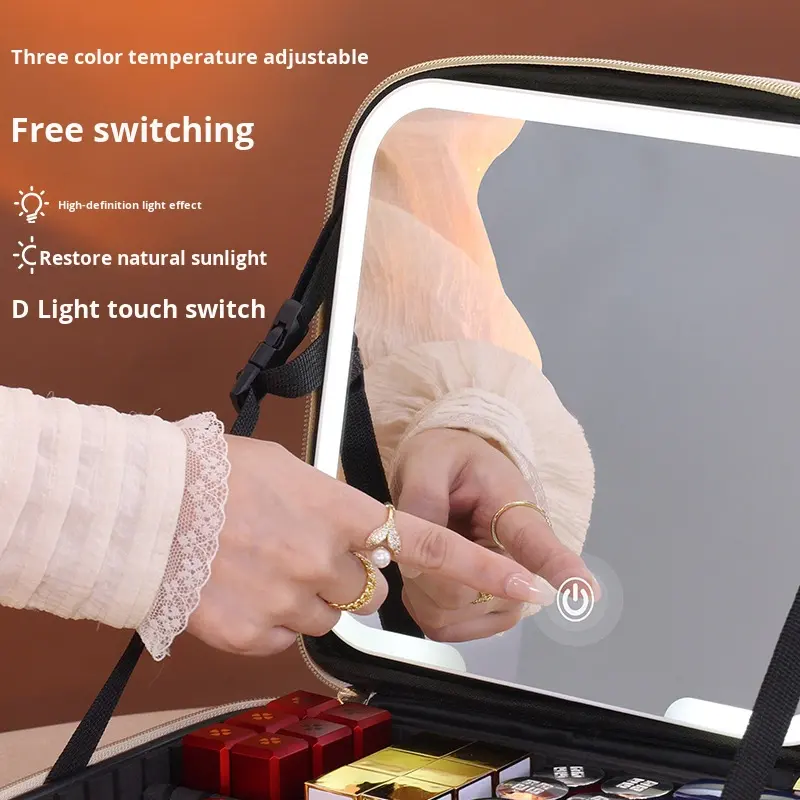 Large Capacity Women's Makeup  - Beauty Makeup Light ulasan dan harga
