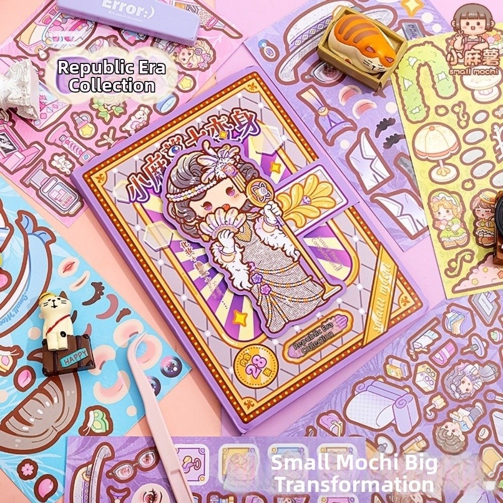 28 Sheets Cartoon Dress-up Sti - Beauty Makeup Book ulasan dan harga