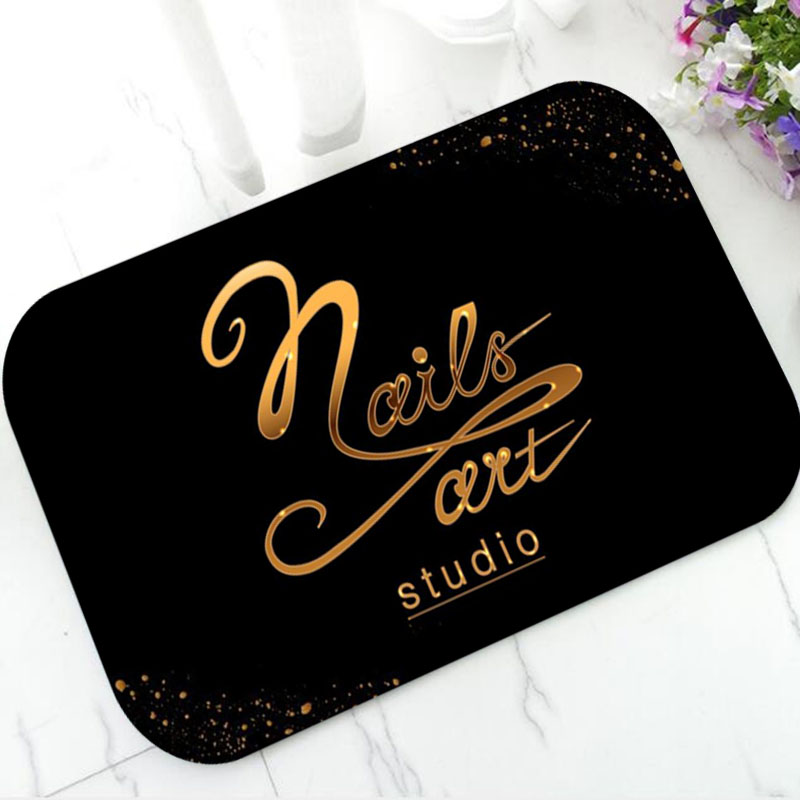 Trendy Black Gold Nails Art St - Beauty And Makeup Studio ulasan dan harga