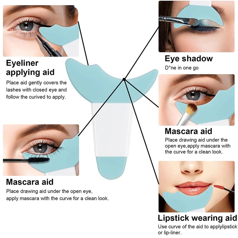Silicone Eyeliner Makeup Stenc - Beauty Makeup Drawing ulasan dan harga