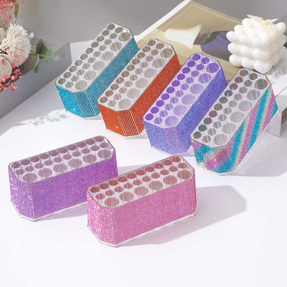 Brush Organizer Acrylic Makeup - Beauty Makeup Drawing ulasan dan harga