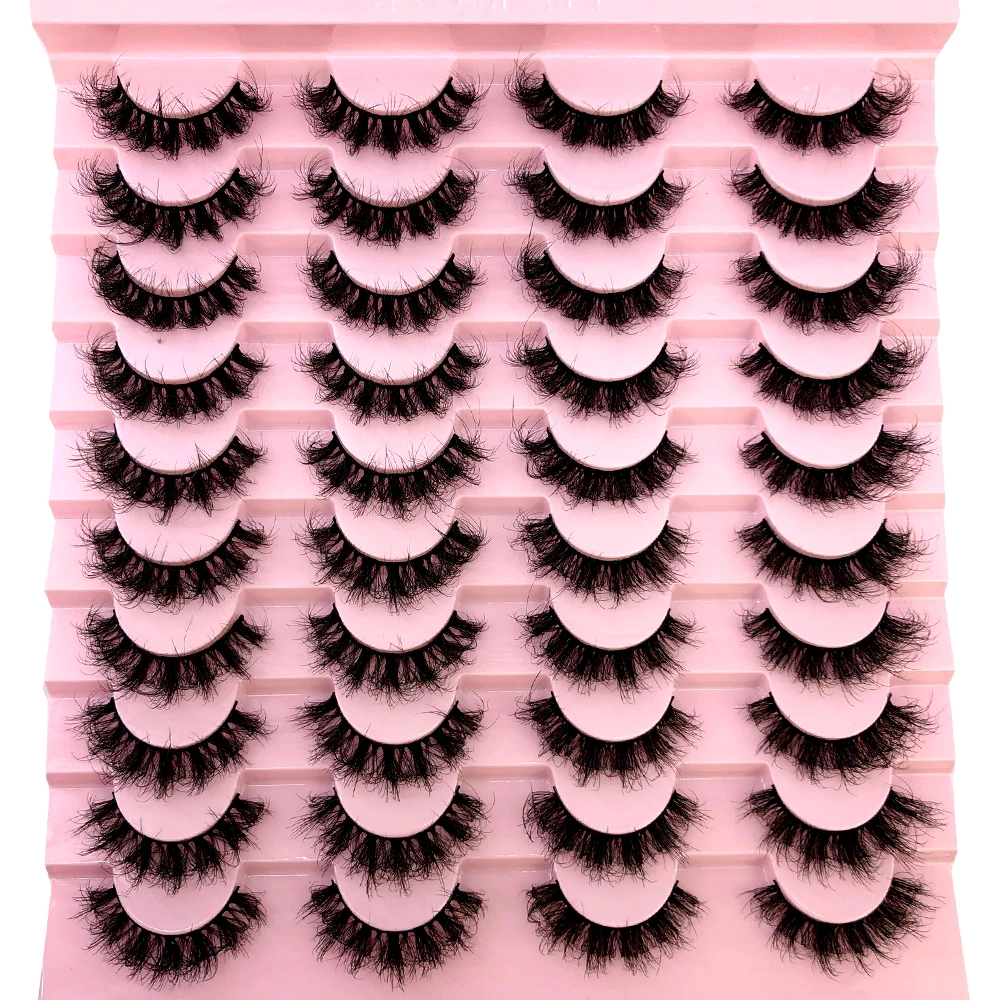 New 20 Pairs Natural Thick Fal - Beauty Full Makeup ulasan dan harga