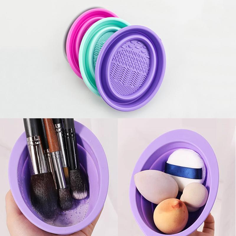 Soft Silicone Makeup Brush Cle - Makeup Brush Set ulasan dan harga