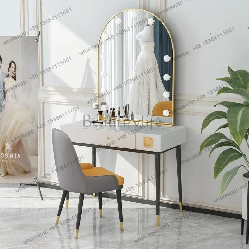simple lamp mirror makeup tabl - Beauty And Makeup Studio ulasan dan harga