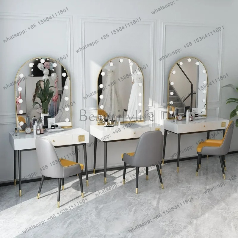 simple lamp mirror makeup tabl - Beauty And Makeup Studio ulasan dan harga