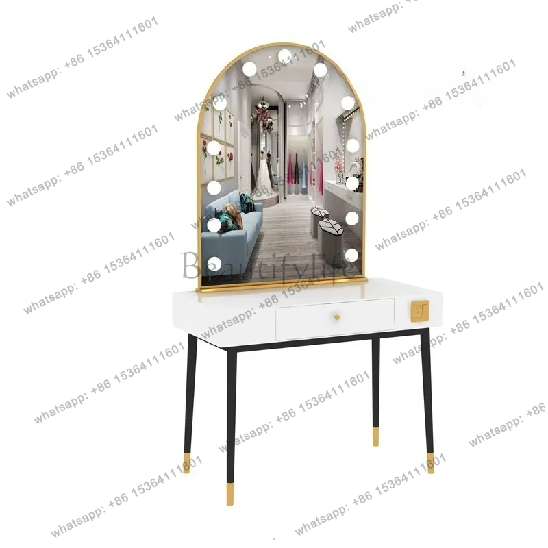 simple lamp mirror makeup tabl - Beauty And Makeup Studio ulasan dan harga