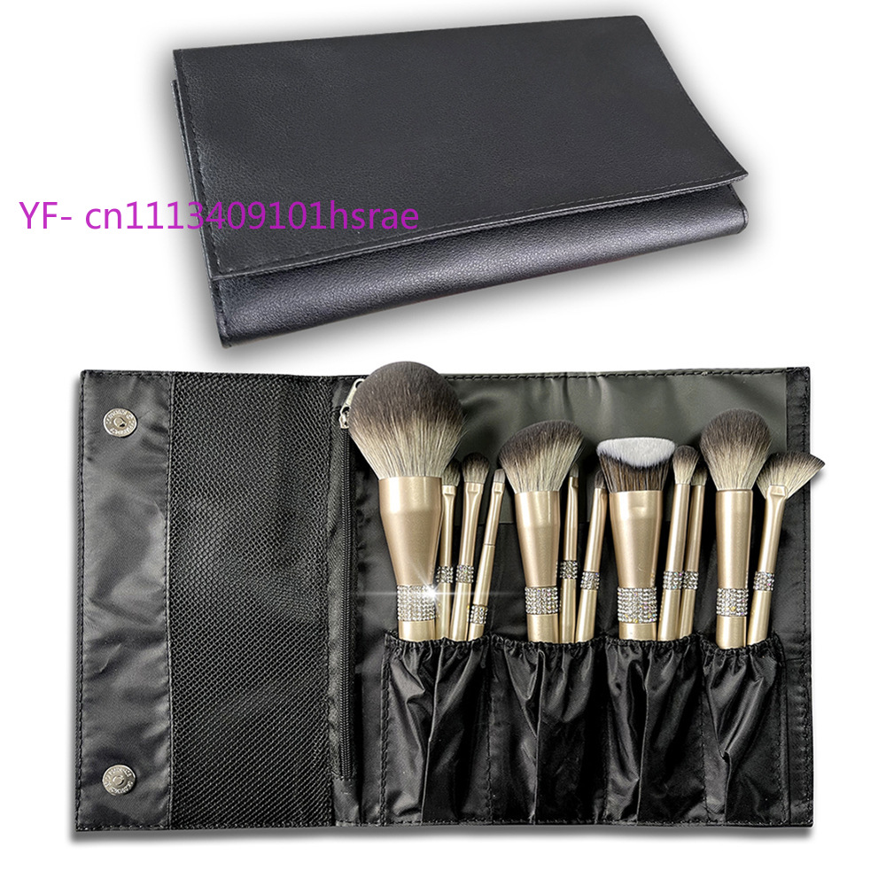 12 Champagne Gold Bright Queen - Makeup Brush Set ulasan dan harga