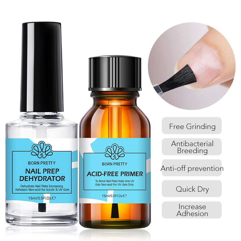 BORN PRETTY Nail-Primer And Na - Nail Dehydrator Primer ulasan dan harga