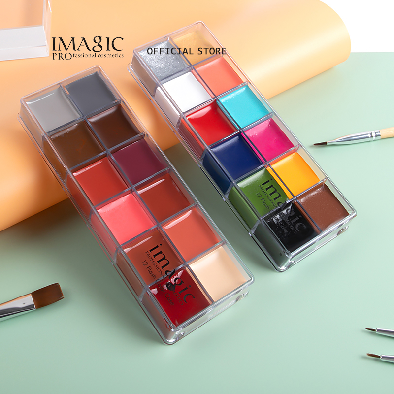 IMAGIC 12Colors Face Body Art  - Beauty Makeup Drawing ulasan dan harga