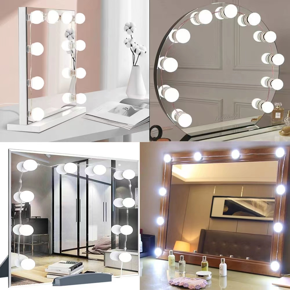LED Light Paste Mirror Makeup  - Beauty Makeup Light ulasan dan harga