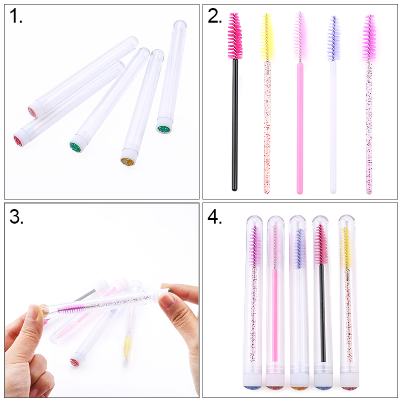 Reusable Eyebrow Brush Tube Ey - Beauty Makeup Youtube ulasan dan harga