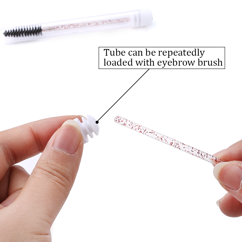Reusable Eyebrow Brush Tube Ey - Beauty Makeup Youtube ulasan dan harga