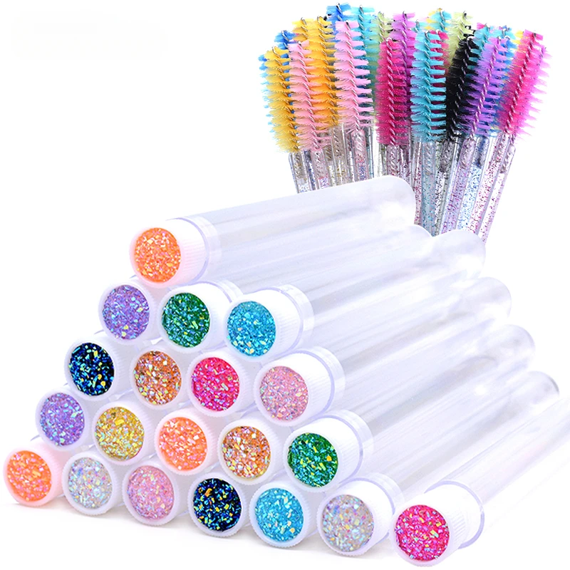 20Pcs Makeup Applicators Tube  - Beauty Makeup Youtube ulasan dan harga