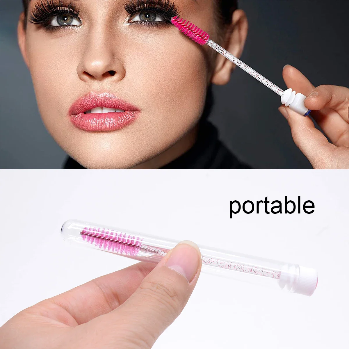 20Pcs Makeup Applicators Tube  - Beauty Makeup Youtube ulasan dan harga