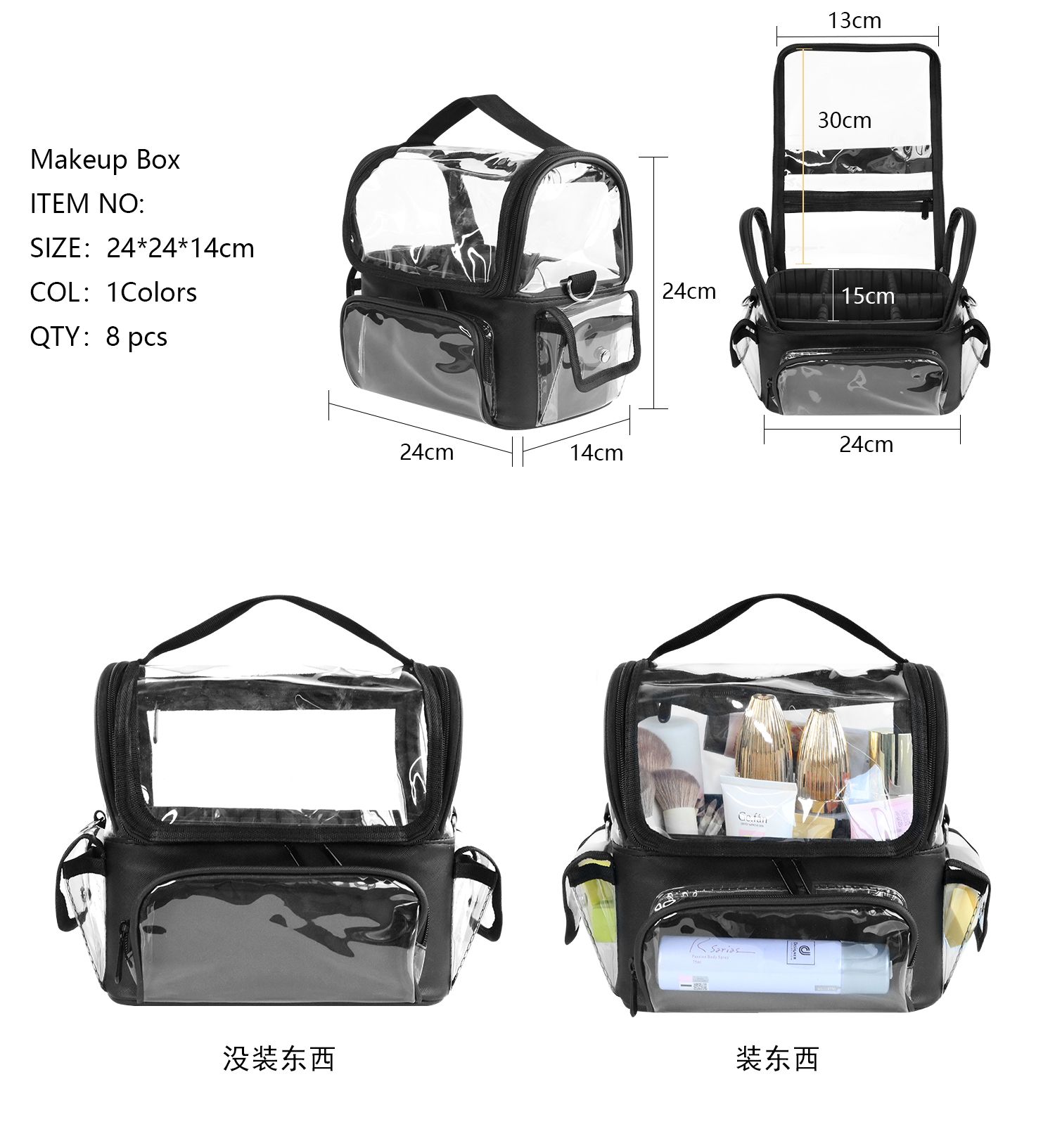 Makeup Brush Holder Backpack M - Beauty Bag Makeup ulasan dan harga