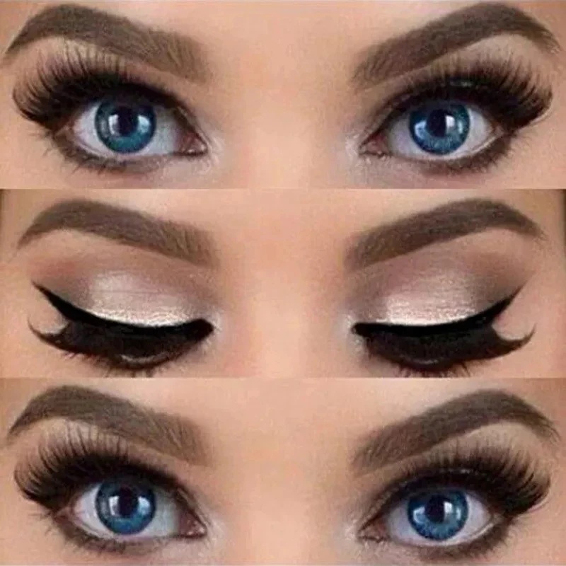 1/2/4/6set Reusable Eyebrow St - Beauty Makeup Drawing ulasan dan harga
