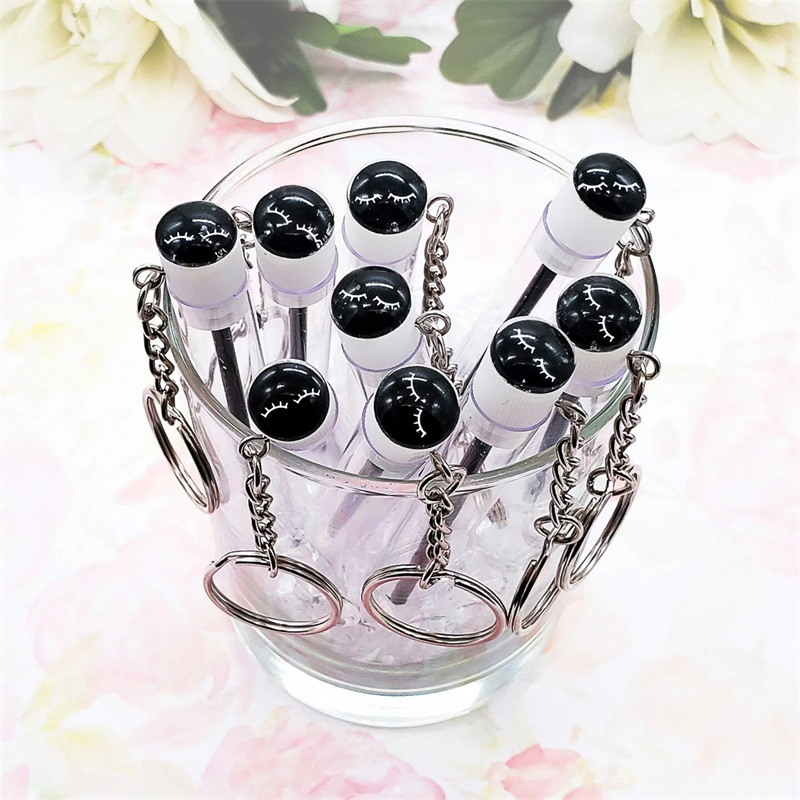 10Pcs Keychain Eyelash Spoolie - Beauty Makeup Youtube ulasan dan harga
