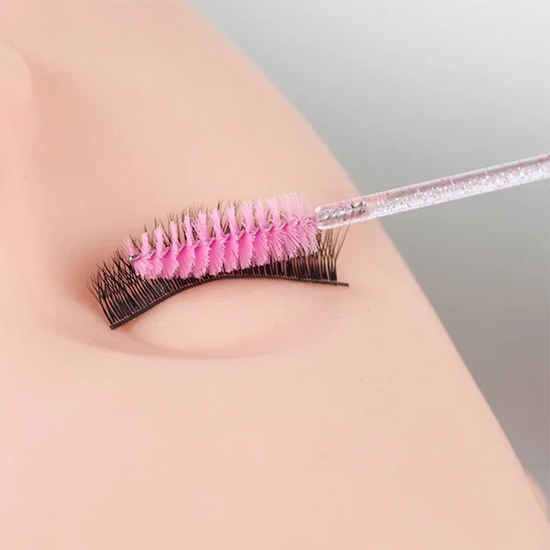 100pcs Disposable Eyelash Brus - Makeup Brush Set ulasan dan harga