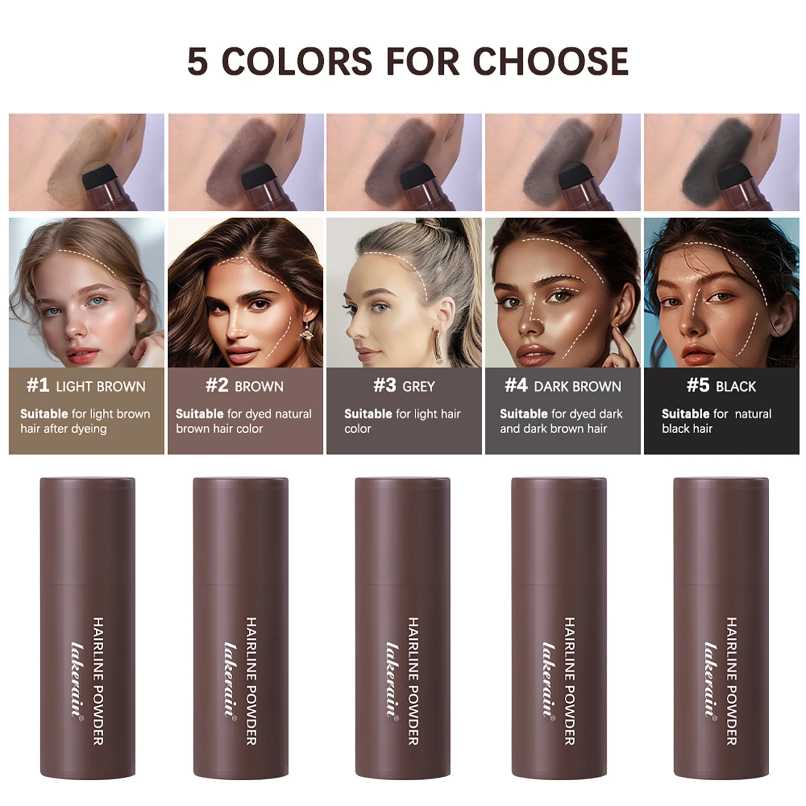 Waterproof Hairline & Root Con - Concealer Full Coverage ulasan dan harga