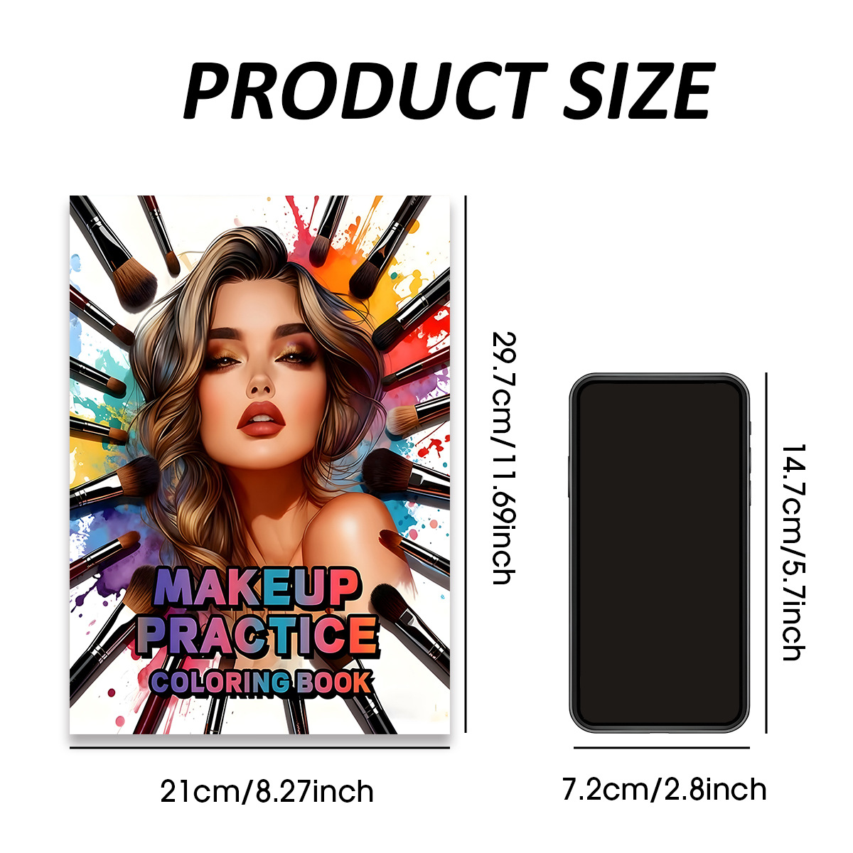 Makeup Practice Coloring Book  - Beauty Makeup Book ulasan dan harga