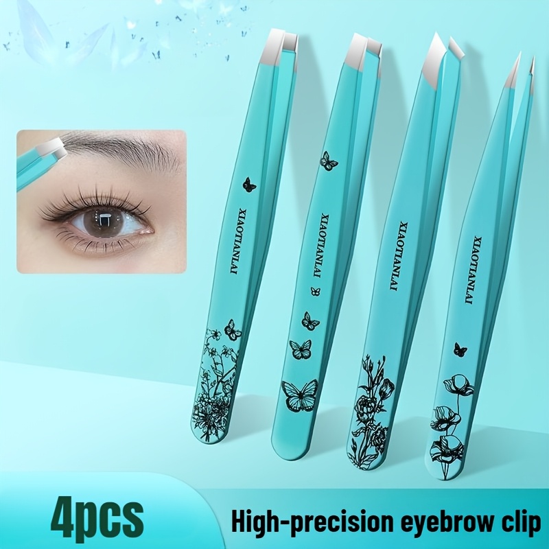 4Pcs Tiffany Blue Butterfly Fl - Beauty Bag Makeup ulasan dan harga