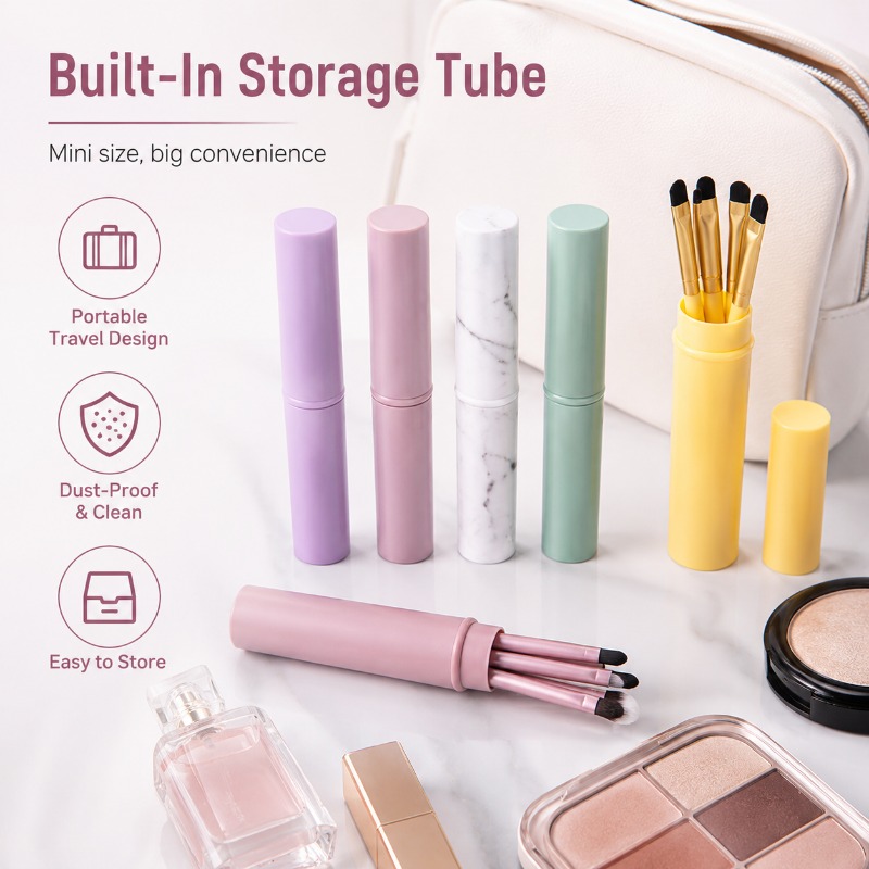 5PCS Portable Eye Makeup Brush - Beauty Makeup Youtube ulasan dan harga