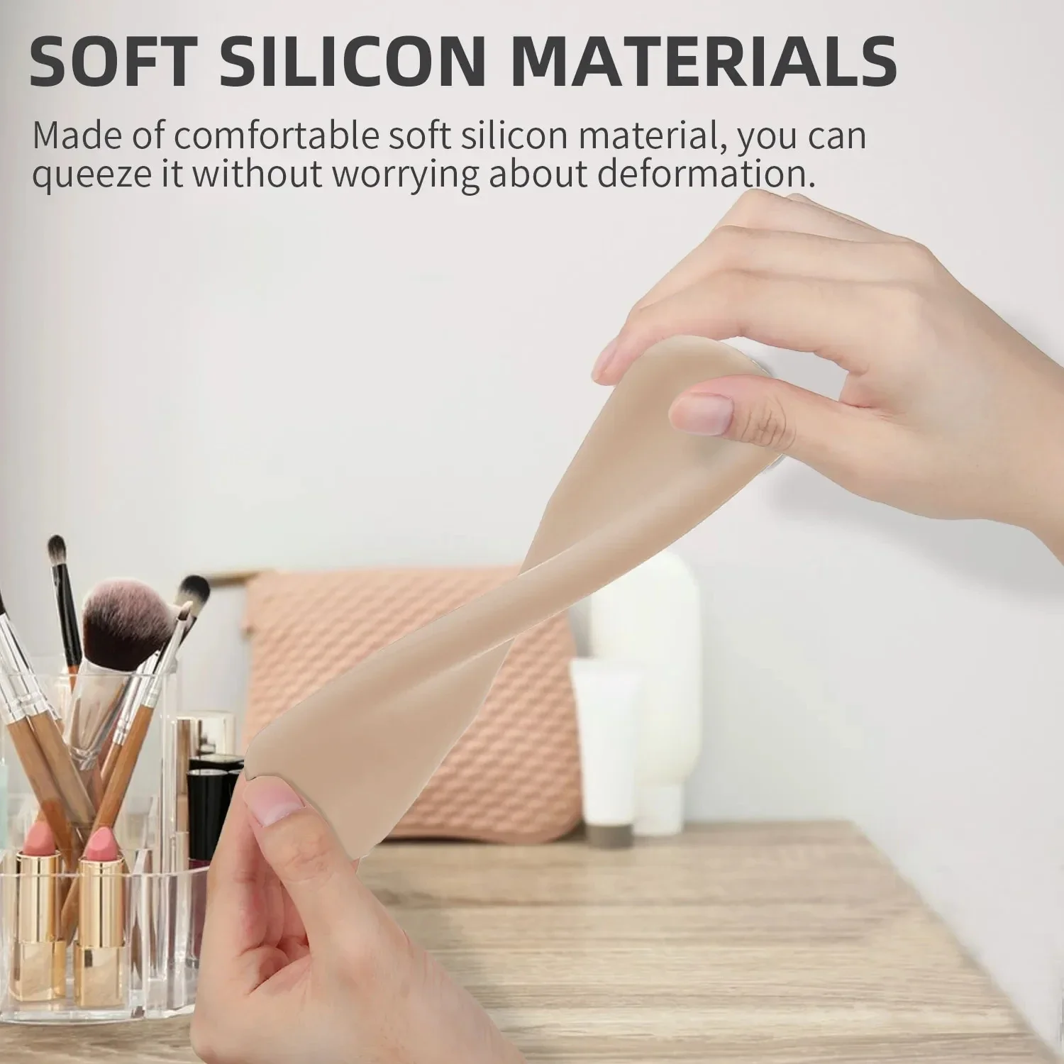 Travel Makeup Brush Holder Sil - Beauty Bag Makeup ulasan dan harga
