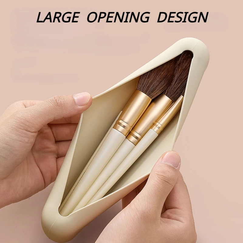 Travel Makeup Brush Holder Sil - Beauty Bag Makeup ulasan dan harga