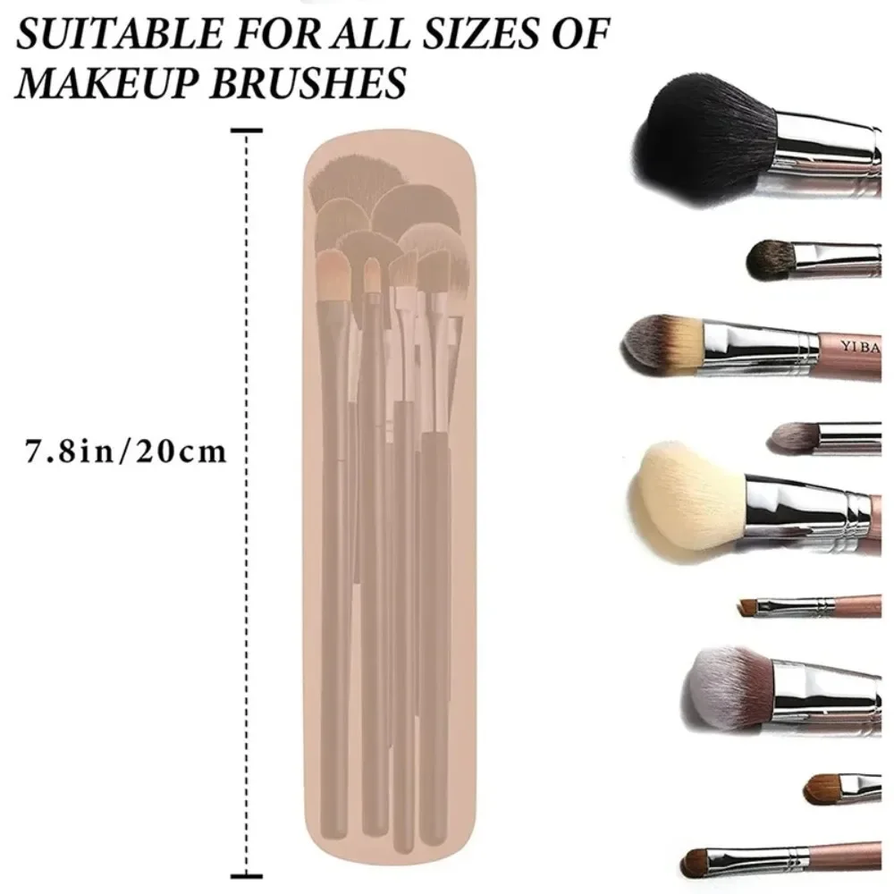 Travel Makeup Brush Holder Sil - Beauty Bag Makeup ulasan dan harga