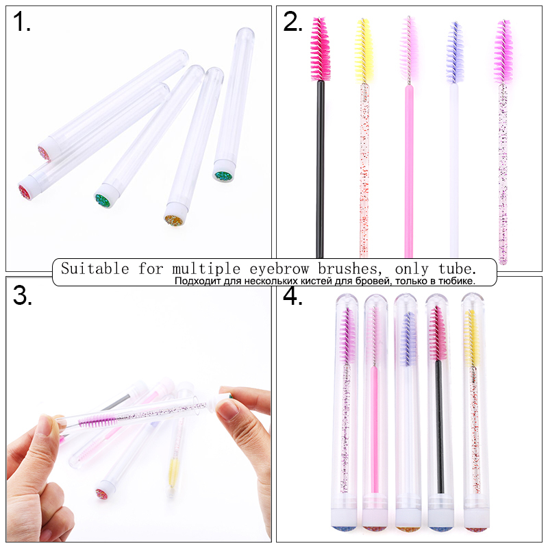20Pcs Reusable Eyebrow Brush T - Beauty Makeup Youtube ulasan dan harga