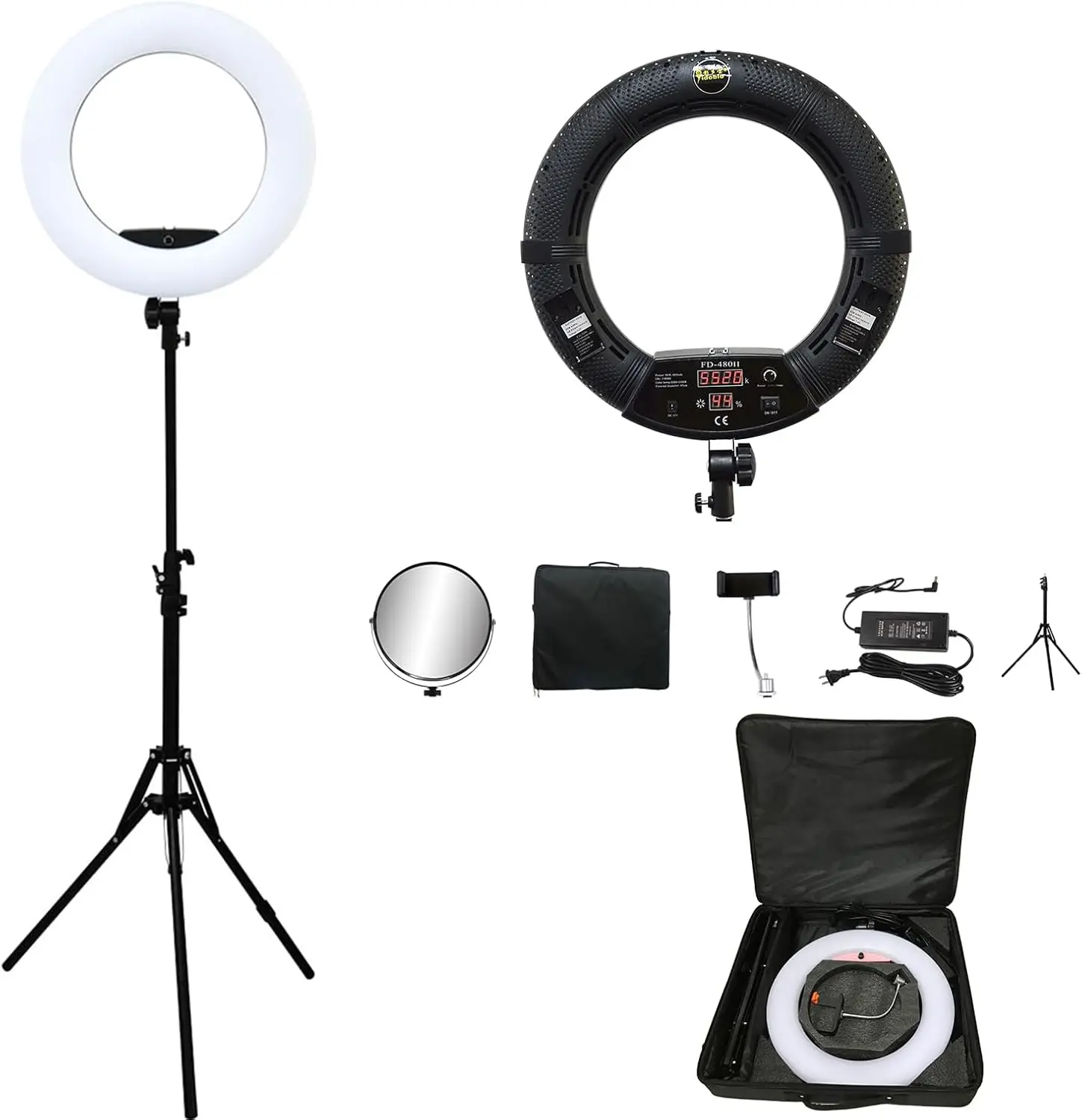 FD480 Ring Lamp 18 Inch LED Ri - Beauty Makeup Youtube ulasan dan harga